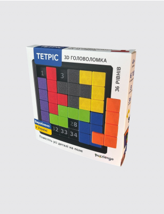 Картинка 3D головоломка Тетріс