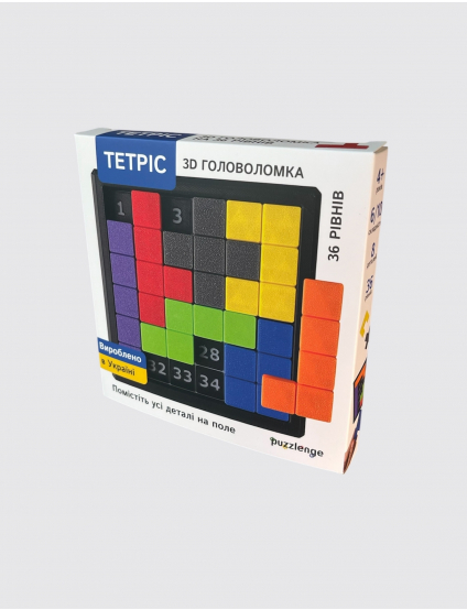 Картинка 3D головоломка Тетріс