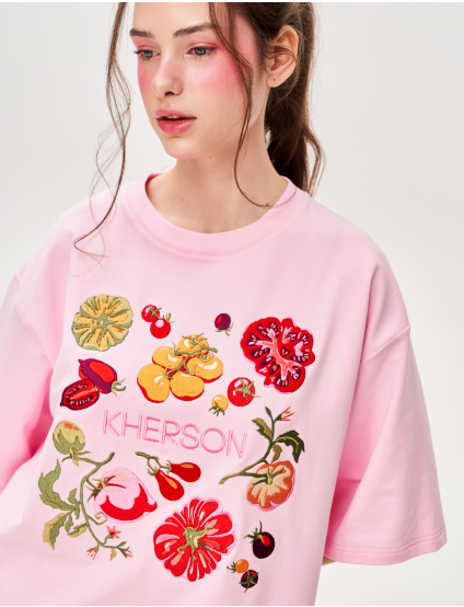 Картинка Футболка з вишивкою "Херсонські помідори"