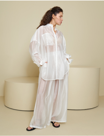 Картинка Брюки батист білі