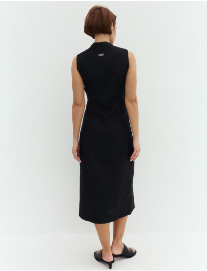 Картинка Чорна міді-сукня