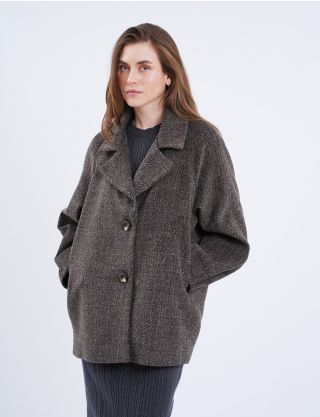 Картинка Пальто коричневе