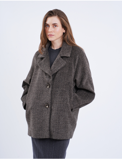 Картинка Пальто коричневе