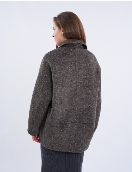 Картинка Пальто коричневе