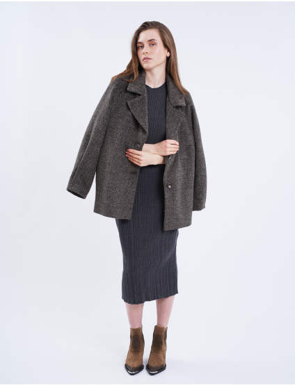 Картинка Пальто коричневе