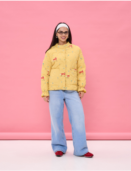 Картинка Куртка в насиченому жовтому кольорі