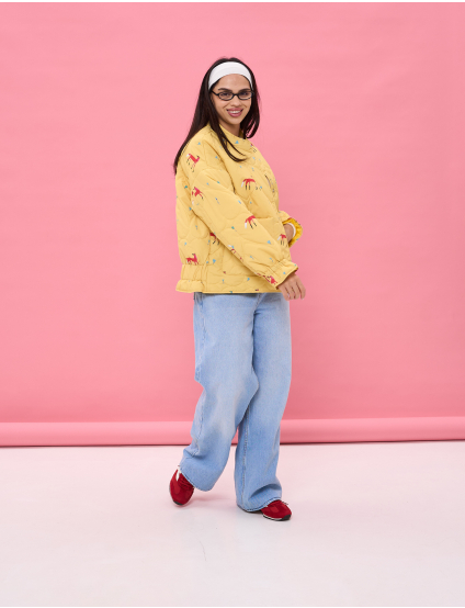 Картинка Куртка в насиченому жовтому кольорі