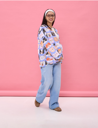 Картинка Куртка у світло‑бузково‑блакитній гамі