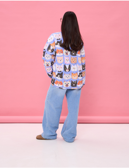 Картинка Куртка у світло‑бузково‑блакитній гамі