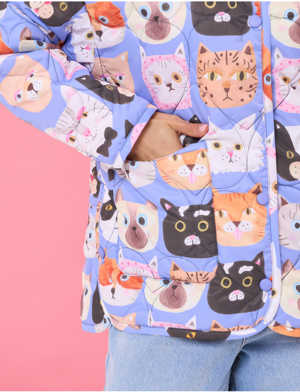 Картинка Куртка у світло‑бузково‑блакитній гамі