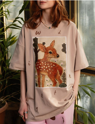 Футболка wildly gentle Картинка Футболка wildly gentle