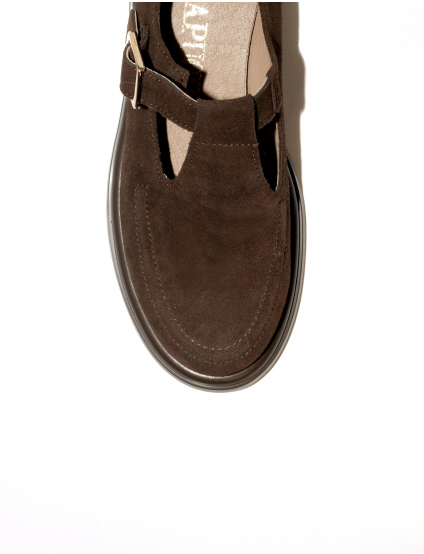 Картинка Мокасини темно-коричневі