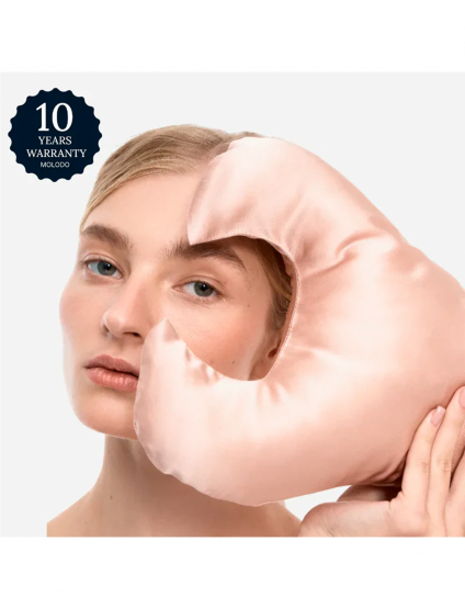 Картинка Шовкова антивікова подушка рожева