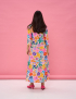 Картинка Сукня максі з насиченим багатоколірним флористичним принтом