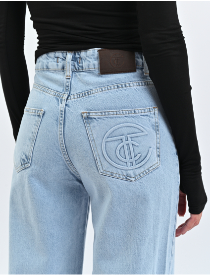 Картинка Джинси WIDE LEG блакитні