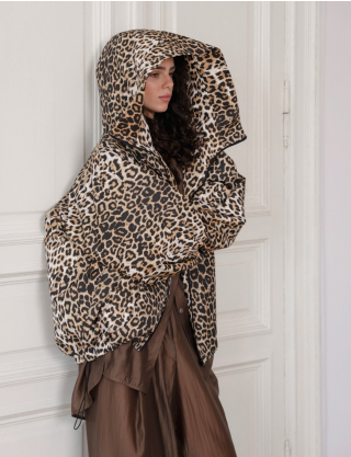 Картинка Куртка Bat-Wing леопард