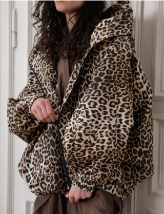 Картинка Куртка Bat-Wing леопард