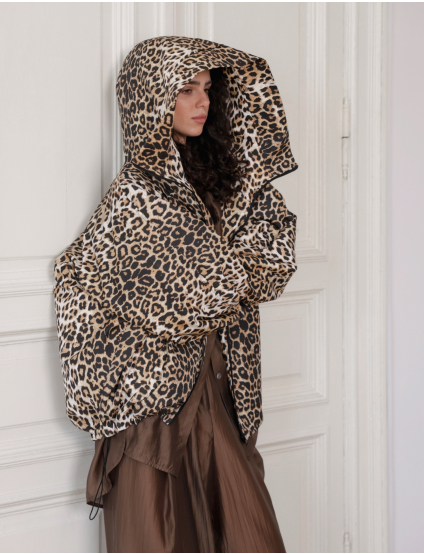 Картинка Куртка Bat-Wing леопард