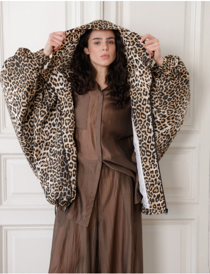 Картинка Куртка Bat-Wing леопард