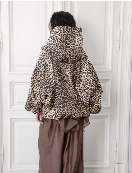 Картинка Куртка Bat-Wing леопард