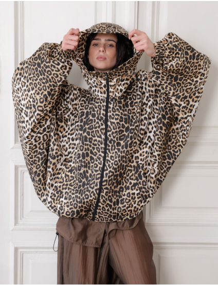 Картинка Куртка Bat-Wing леопард