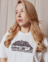Картинка Футболка біла з принтом