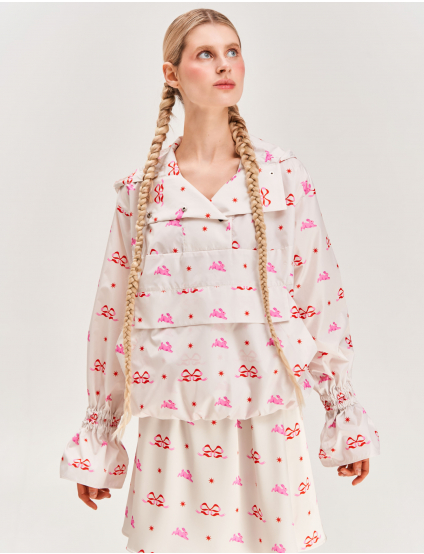 Картинка Анорак принтований "Зайчики"