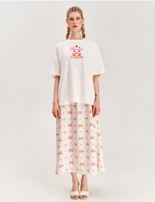 Картинка Спідниця принтована "Зайчики"