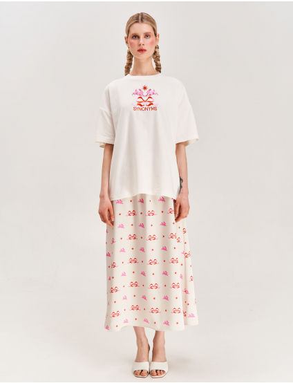 Картинка Спідниця принтована "Зайчики"