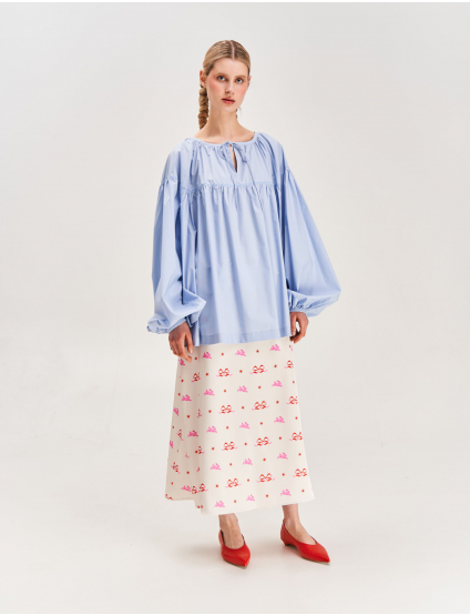 Картинка Спідниця принтована "Зайчики"