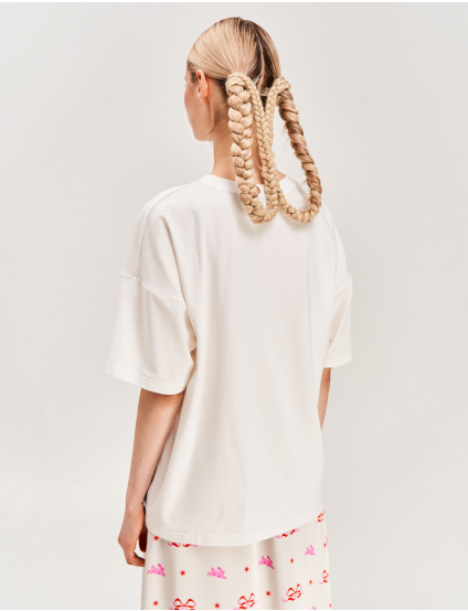 Картинка Футболка з вишивкою «Зайчики»