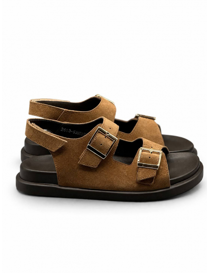 Картинка Босоніжки світло-коричневі