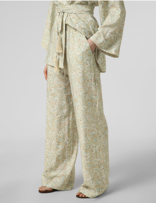 Картинка Штани прямого крою та поясом на резинці