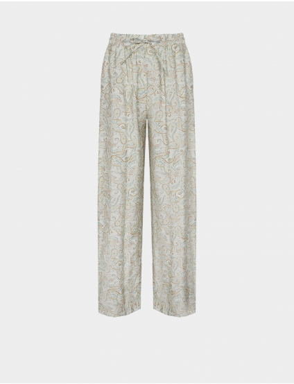 Картинка Штани прямого крою та поясом на резинці