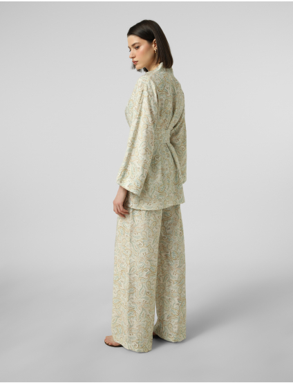 Картинка Штани прямого крою та поясом на резинці