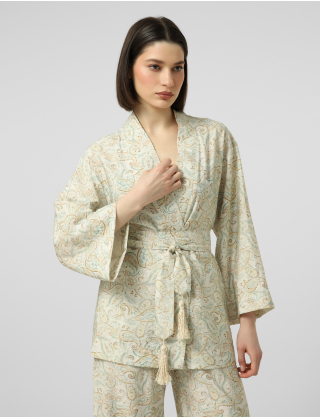 Картинка Літнє кімоно з Перським візерунком на запах