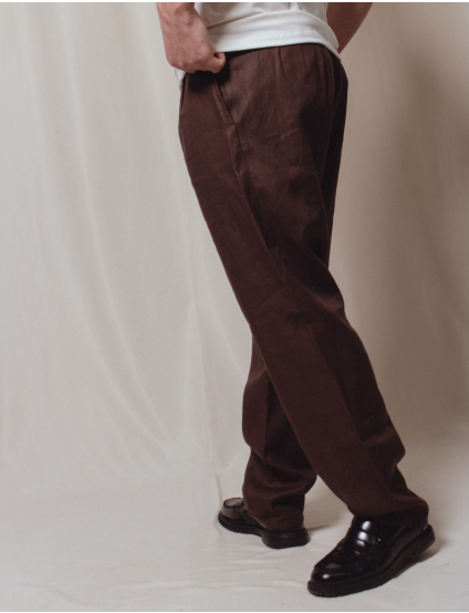 Картинка Штани темно-коричневі