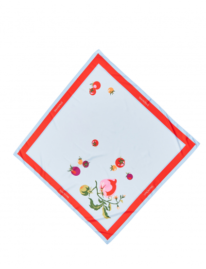 Картинка Хустка "Херсонські помідори" блакитна