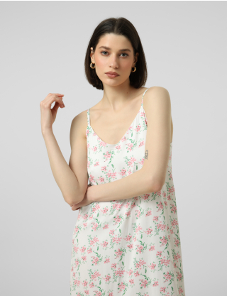 Картинка Легка максі-сукня на тонких бретелях