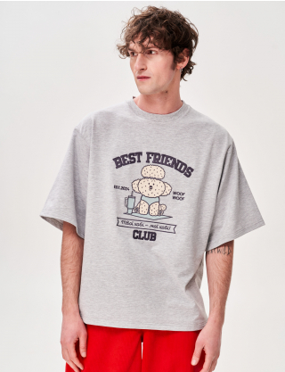 Картинка Футболка з аплікацією "Best Friend's Club"
