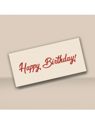 Картинка Бежевий конверт Happy Birthday