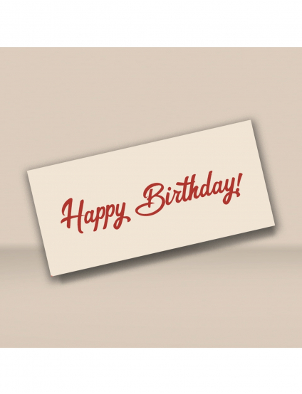 Картинка Бежевий конверт Happy Birthday
