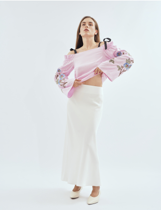 Картинка Спідниця «Slip Midi» біла
