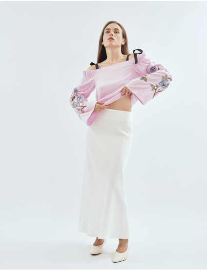 Картинка Спідниця «Slip Midi» біла
