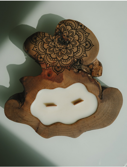 Картинка Аромасвічка на дерев’яній основі