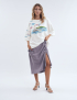 Картинка Спідниця міді з кулісками