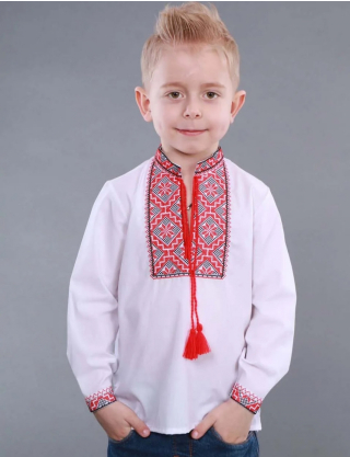 Картинка Біла вишиванка для хлопчика