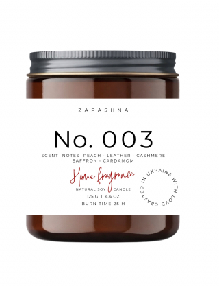 Картинка Аромасвічки ZAPASHNA 003