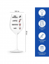 Картинка Келих для вина з написом