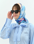 Картинка Дизайнерська хустка "Моє Запоріжжя" My Scarf, 90 см на 90 см
